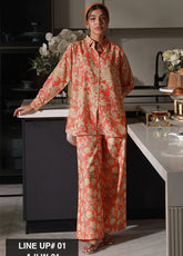 Asim Jofa Lounge Wear Cross Weave 2 Piece Stitched Suit AJ24LW AJLW-01